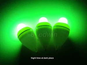 3 LED Luminously Electronic Fishing light Floats & 3 batteries / Local shipping!