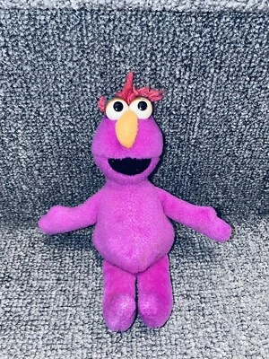 "Muñeco de peluche de juguete Jim Henson de colección Applause 1995 Sesame Street Telly de 7"" púrpura" Foto 1 de 4