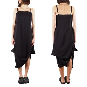 Marithe Francois Girbaud Vintage Women's Black Avantgarde Dress size IT 44 FR 38 - Picture 1 of 12
