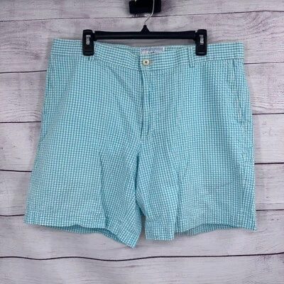 Southern Tide The Skipjack Seersucker Shorts Gingham Check Casual Mens 38 - Image 1 of 4