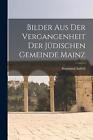 Bilder aus der Vergangenheit der jdischen Gemeinde Mainz by Siegmund Salfeld Pap
