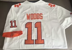 Replica PETER WOODS CLEMSON TIGERS Football Jersey #11 L - Picture 1 of 2