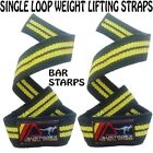 Austodex Single Loop Weight Lifting Gym Training Gloves Wrist Support Bar Straps