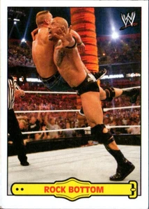 2012 Topps Heritage WWE - Ringside Action #25 The Rock Rock Bottom - Picture 1 of 2