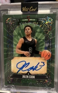 Jalen Cook 5 Card Draw Auto # 1/3 - Picture 1 of 2