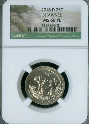 2016 D FORT MOULTRIE QUARTER NGC MS66 PL     * - Image 1 of 2