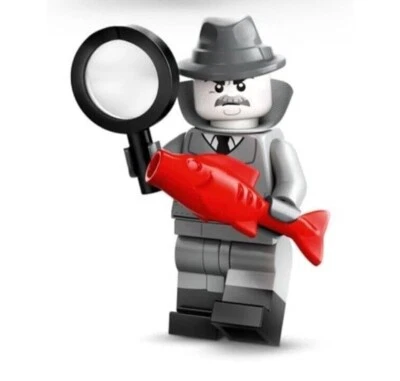 Lego Film Noir Detective Minifigura Série 25 CMF 71045 Novo Em Caixa Selada - Imagem 1 de 4