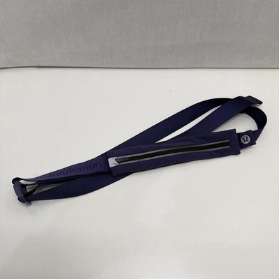 Lululemon Fast Free Run 皮带迷你包葡萄紫色 L/XL 码别致运动徒步旅行 — 第 1/4 张图片