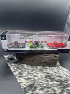 M2 S38 Square Body Truck Chevy+GMC 3-Pack 1:64 Walmart Exclusive - Picture 1 of 21
