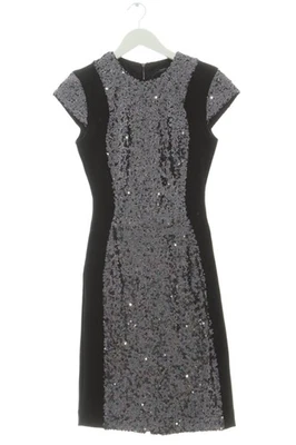 FRENCH CONNECTION Abito con paillettes Donna Abito Taglia IT 40 nero-argento - Immagine 1 di 4
