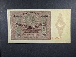 1923 DEUTSCHLAND 5 Millionen Mark - Pick# 90 - massiv ss - Bild 1 von 6