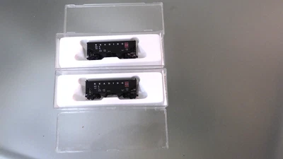 2 N-Con-Cor 2-Bay Hopper Cars in Box LOT of 2 * RDG / READING RR w/ Kadee MTL's - Image 1 of 4
