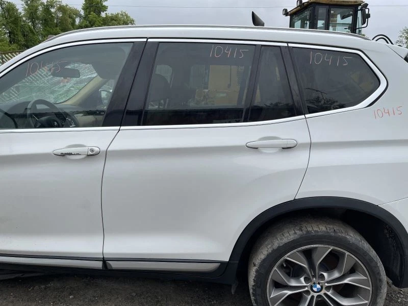 BMW X3 2014-2017 puerta trasera izquierda lado conductor blanco alpino Foto 1 de 4