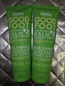 Bálsamo suavizante de pies Delia Cosmetics Good 8,45 fl oz lote de 2 - Imagen 1 de 3