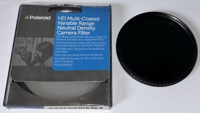 Polaroid - 72mm HD MC Variable Range Neutral Density Filter - Case / vgc - Image 1 of 3