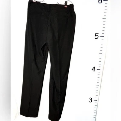 Pantalones negros Larry Levine Workwear 8 Foto 1 de 4
