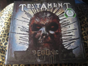 TESTAMENT demonic SILVER VINYL LP 2018 anthrax slayer exodus - Picture 1 of 3