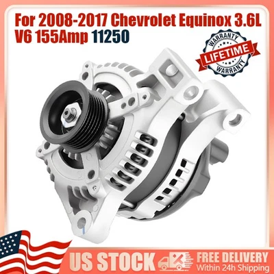 Alternator 11250 for Chevrolet Malibu 2008 2009 2010 2011 2012 3.6L 31400-78J00 - Image 1 of 4