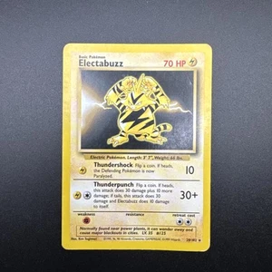Pokemon TCG Base Set #020/102 Electabuzz - Picture 1 of 2