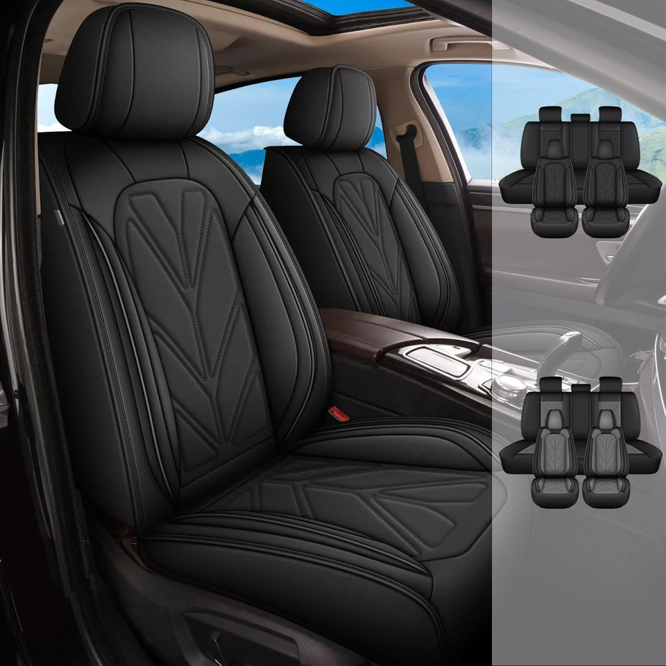 Seat Covers For Toyota Prius V 2012-2017 Faux Leather Waterproof （2/5 Seats） - Изображение 1 из 1