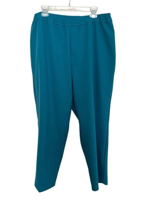 Bend Over | Pantalones Vintage Verde Azulado Cintura Elástica Pull-On Poliéster Levis 26W Foto 1 de 4