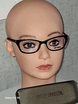 64A-NEW! HARLEY DAVIDSON AUTHENTIC EYEWEAR MARCOLIN  #HD0510H1451 C510 Dk brown Foto 1 de 4