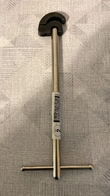 11" Wrench Fits 3/8" to 1-1/4" diameter nuts on faucets, supply lines, valves & - Image 1 of 4