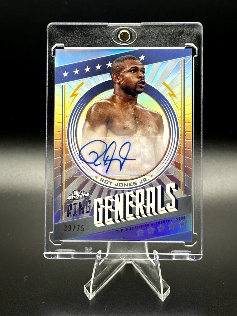 roy jones ロイ ジョーンズ 直筆サインカード 世界15枚限定 roy jones