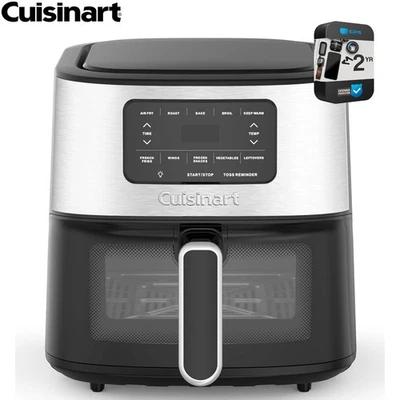 Horno Freidora de Aire Cuisinart Cesta 6 Qt Freidora de Aire Acero Inoxidable + 2 Años de Garantía Foto 1 de 4