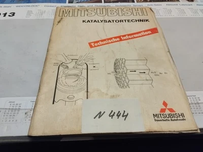 N444 Mitsubishi Workshop Manual Technical Information Catalytic Converter Technology - Image 1 of 4