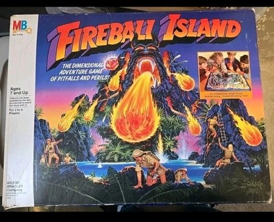 1986 Fireball Island by Milton Bradley 100% Complete 100% Original! Great Cond!! - Image 1 of 4