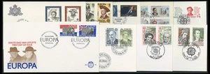 Collection année complète 33 FDC "EUROPA CEPT 1980 - Célébrités" 32 pays (EU1980 - Imagen 1 de 2