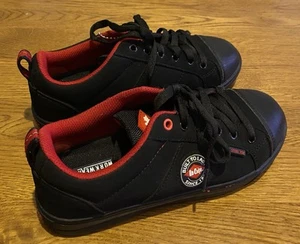 Lee Cooper Safety Shoe Unisex Trainers, Lee Cooper LCSHOE054, Black & Red -3 UK - Picture 1 of 10