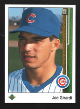 1989 Upper Deck #776 Joe Girardi RC Chicago Cubs / NM or Better