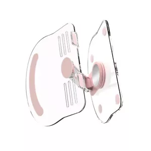 Acrylic Tablet Stand Desktop Foldable Holder 360° Rotation Base Clear Bracket rr - Picture 1 of 7