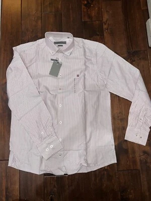 GIVENCHY Men's Shirt Men's Striped Button Oxford Up Shirt M size - Image 1 of 2