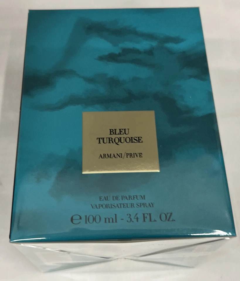 Giorgio Armani Prive Bleu Turquoise EDP Eau De Parfum 3.4 Oz 100 Ml
