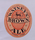 Watney Combe Reid - Watney's Brown  Ale - Vintage Beer Label