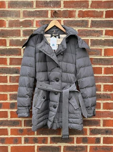 Burberry Brit Ladies Shoredale Duck Down padded Trench Coat LARGE UK12 US10 - Picture 1 of 12