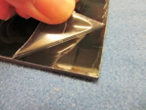 Alu-Verbundplatte 3mm Zuschnitt 434 x 55mm Deckschicht 0,3mm in Schwarz glänzend - Bild 1 von 3