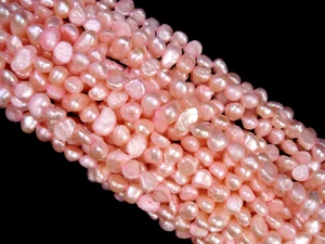 Freshwater Pearls Light Pink 5-7mm Irregular 35cm Strand Jewellery  - Picture 1 of 1