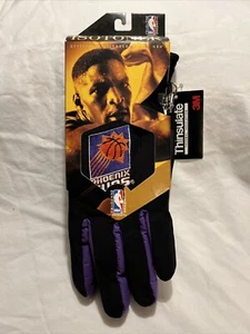 VTG 1994 NBA PHOENIX SUNS Isotoner Winter Thinsulate Gloves L/XL * NEW - Picture 1 of 3