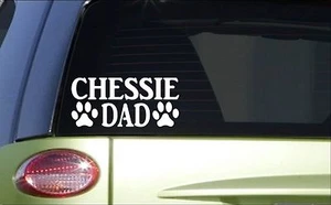 Chessie Dad * H799 * 8 pulgadas Calcomanía pegatina chesapeake bay retriever caza de patos - Imagen 1 de 1