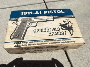 Springfield Armory 1911 A-1 .45 Empty Box With Warranty Card - Picture 1 of 6
