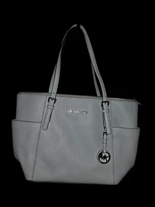 Mujer Azul Michael Kors Bolso de Mano Cartera de Hombro Este/Oeste Top Cremallera Bolso - Imagen 1 de 13