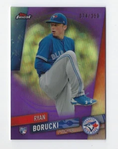 Topps Finest #41 2019 Ryan Borucki Purple Refractor #'d 074/250 ~ Blue Jays - Imagen 1 de 2