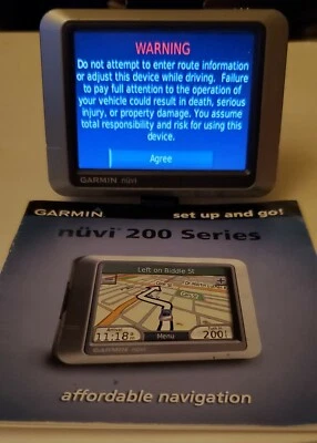 Garmin nüvi 200 Automotive Mountable Navigation GPS With Instructions & Mount!!! - Image 1 of 4