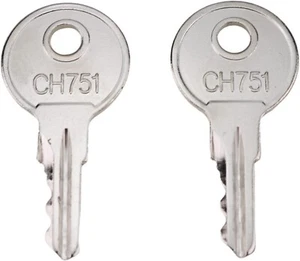 CH751 RV compartment key pair USPS First Class with Tracking - Picture 1 of 2