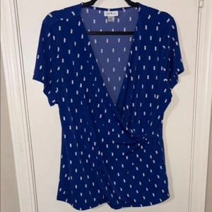 Top envolvente azul JaclynSmith - XL - Imagen 1 de 6