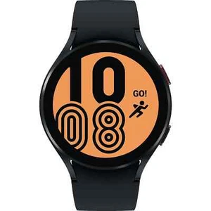 Samsung Galaxy Watch 4 SM-R870 44mm Aluminiumgehäuse mit Sport Band Schwarz Top - Zdjęcie 1 z 14